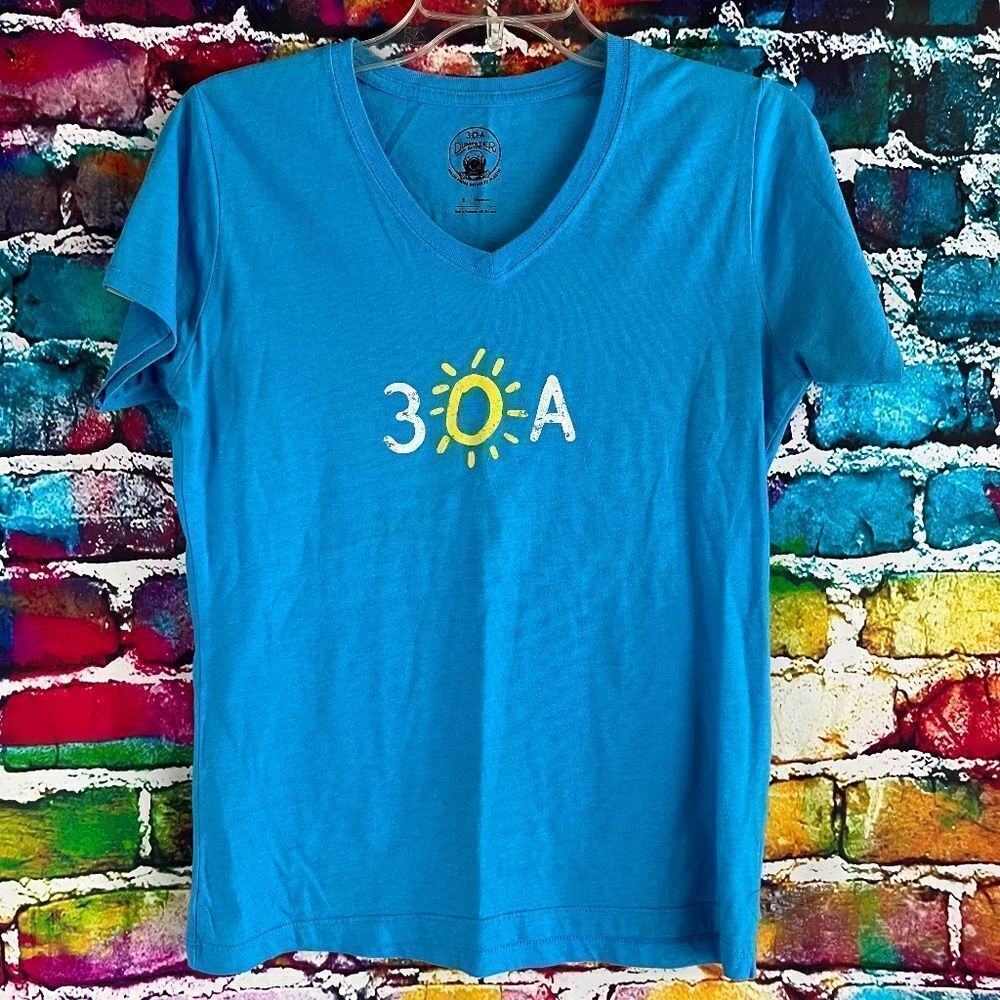 30A Dumpster Diver Recycled Plastic V-neck Tee Shirt T-Shirt Small